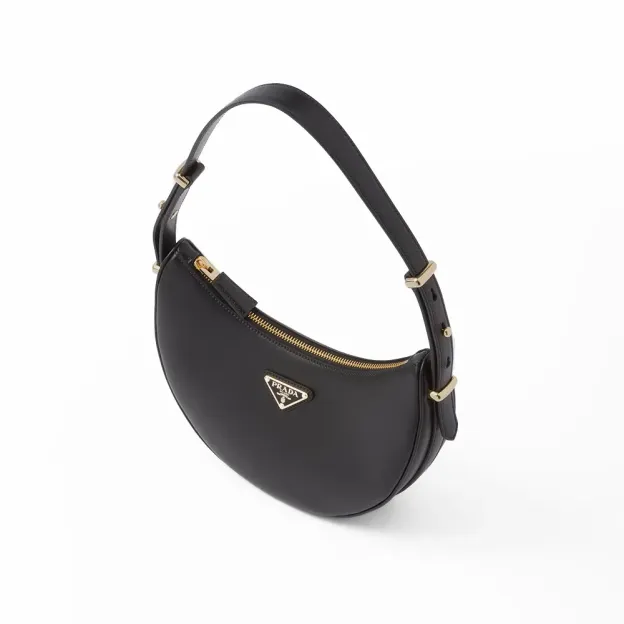 PRADA(プラダ) プラダ アーケ レザーショルダーバッグ ブラック
