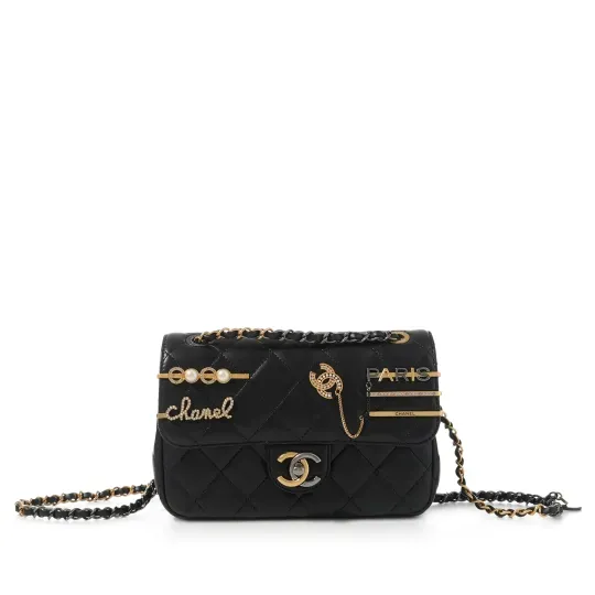 【CHANEL |公式サイトは正規品】雑誌「25ans」掲載中条あやみさん愛用している真珠ヘアピンマイクバッグ★完売続出オンライ