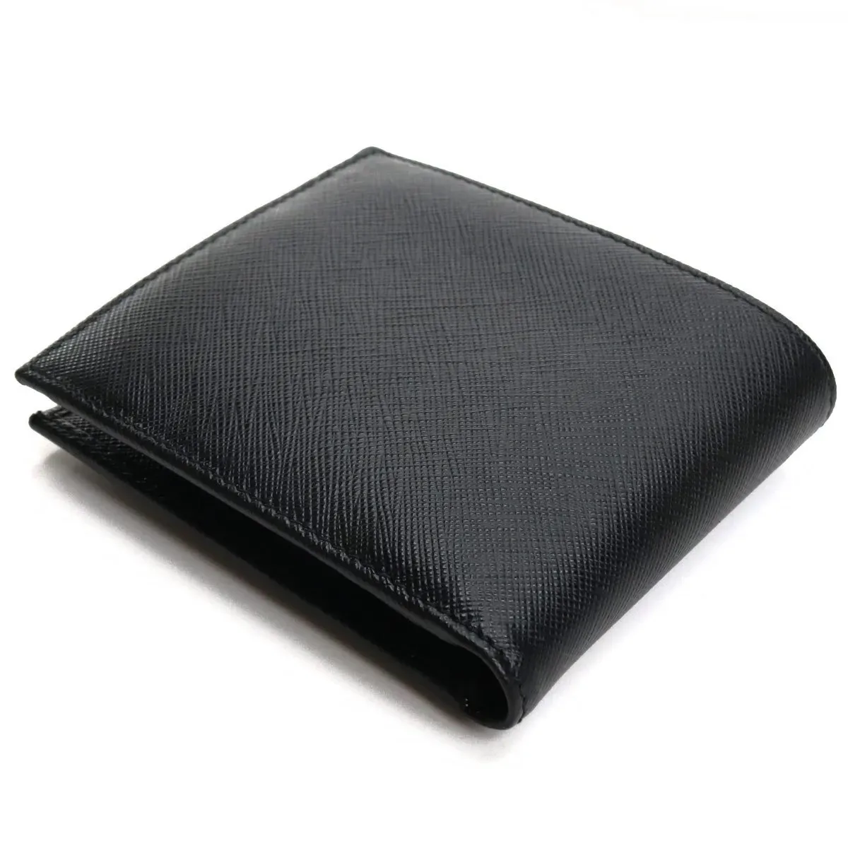 PRADA サフィアーノ 二つ折り財布 2MO738 NERO