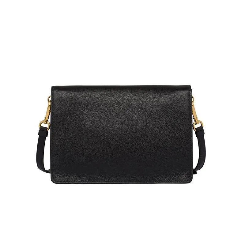 PRADA(プラダ) レザー ショルダーバッグ ブラック
