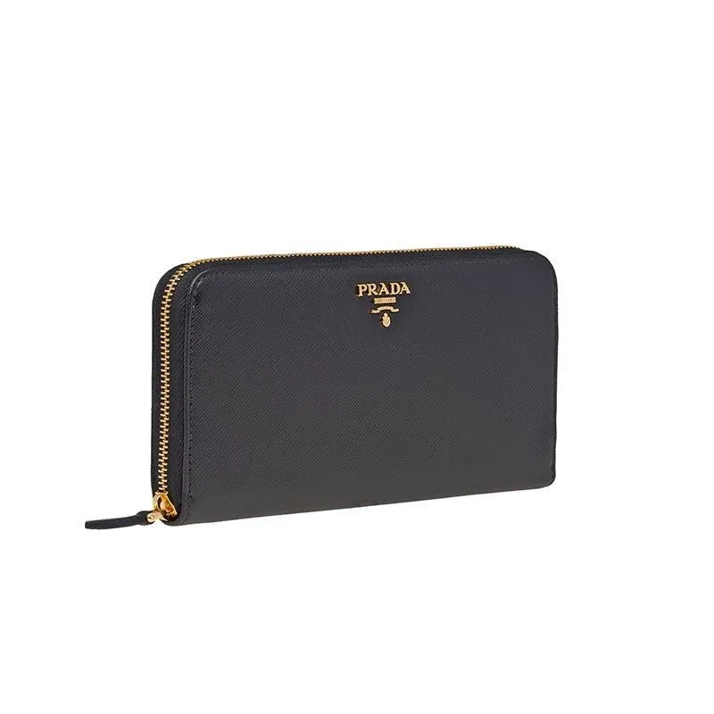 PRADA(プラダ) サフィアーノレザー 財布 ブラック