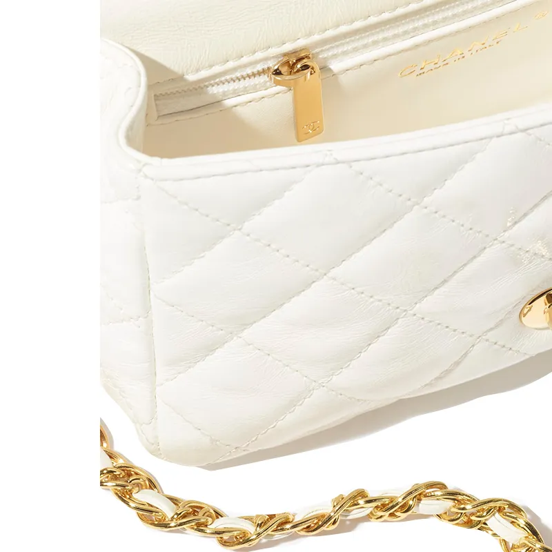 CHANEL (シャネル)  スモール トップハンドル フラップ バッグ