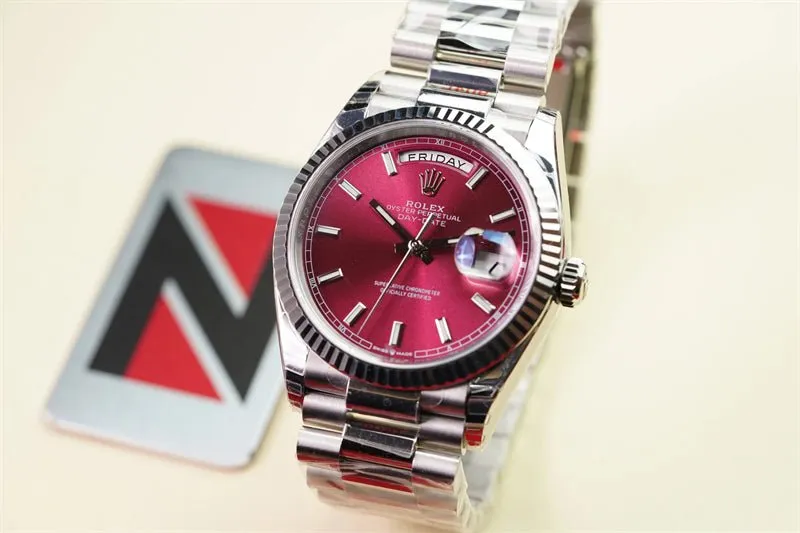 ロレックス デイデイト 118239 チェリー文字盤