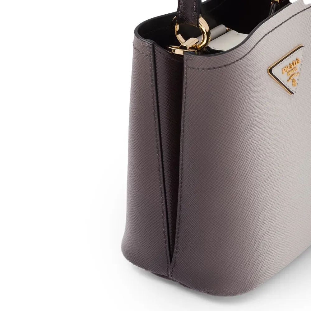 PRADA(プラダ) プラダ パニエ サフィアーノレザー スモールバッグ スフマート ホワイト