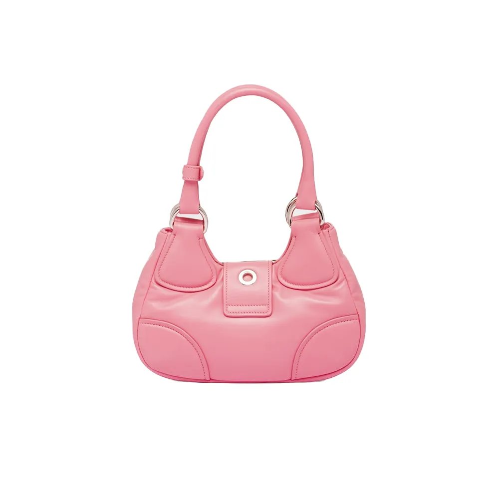 PRADA(プラダ) プラダ ムーン パデッドナッパレザー バッグ ピンク