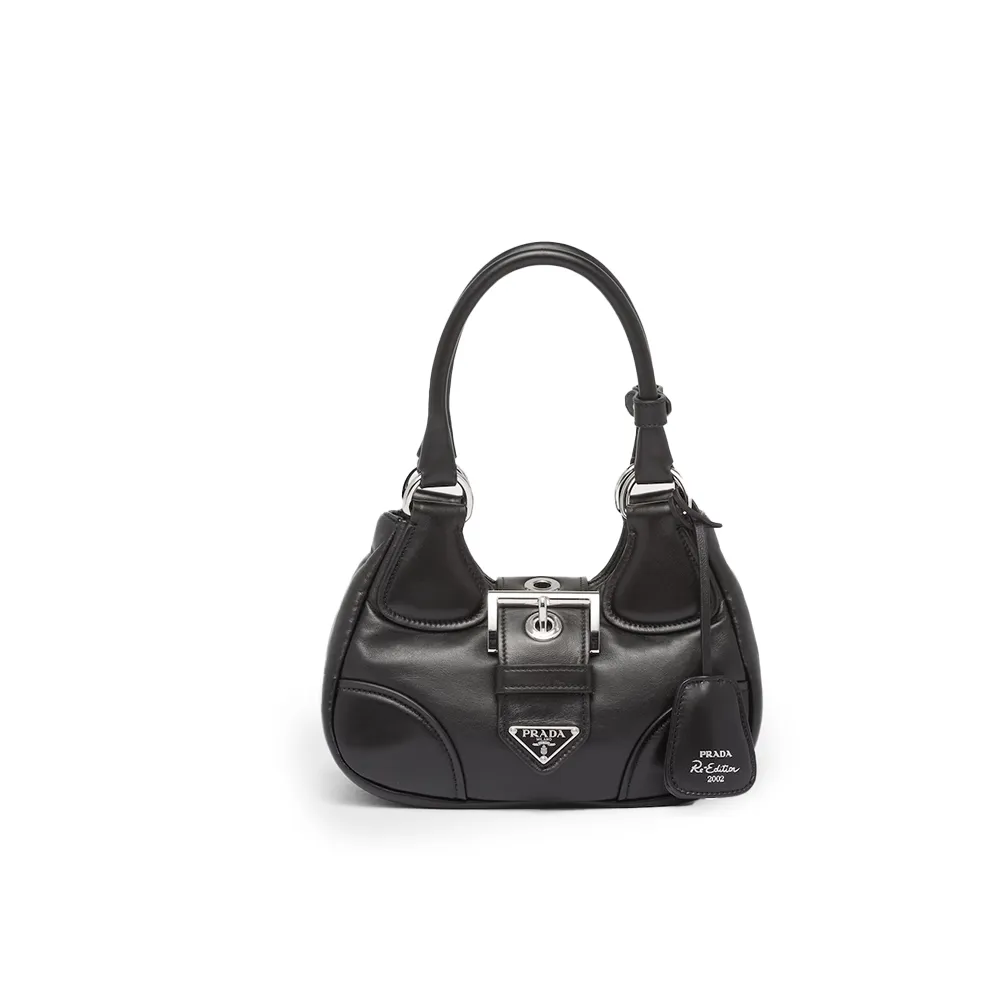 PRADA(プラダ) プラダ ムーン パデッドナッパレザー バッグ ブラック