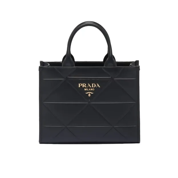 PRADA(プラダ) プラダ シンボル トップステッチ レザー スモール バッグ