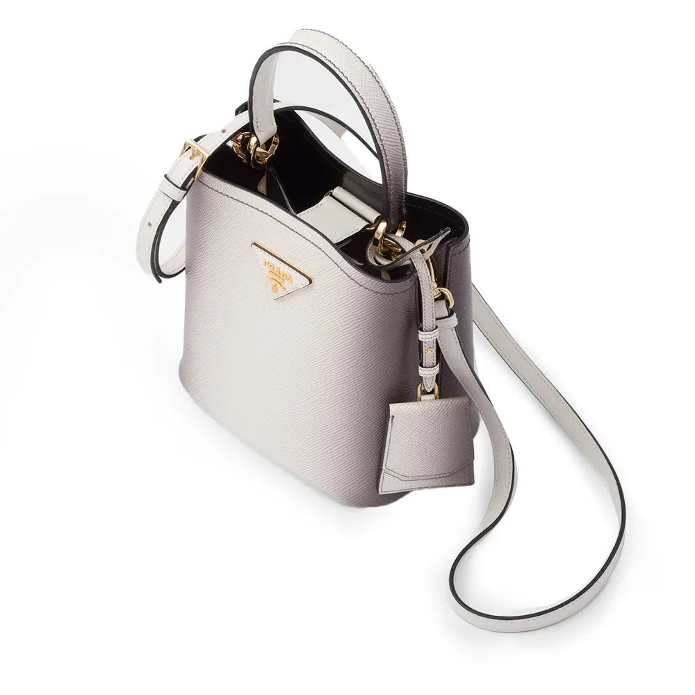 PRADA(プラダ) プラダ パニエ サフィアーノレザー スモールバッグ スフマート ホワイト