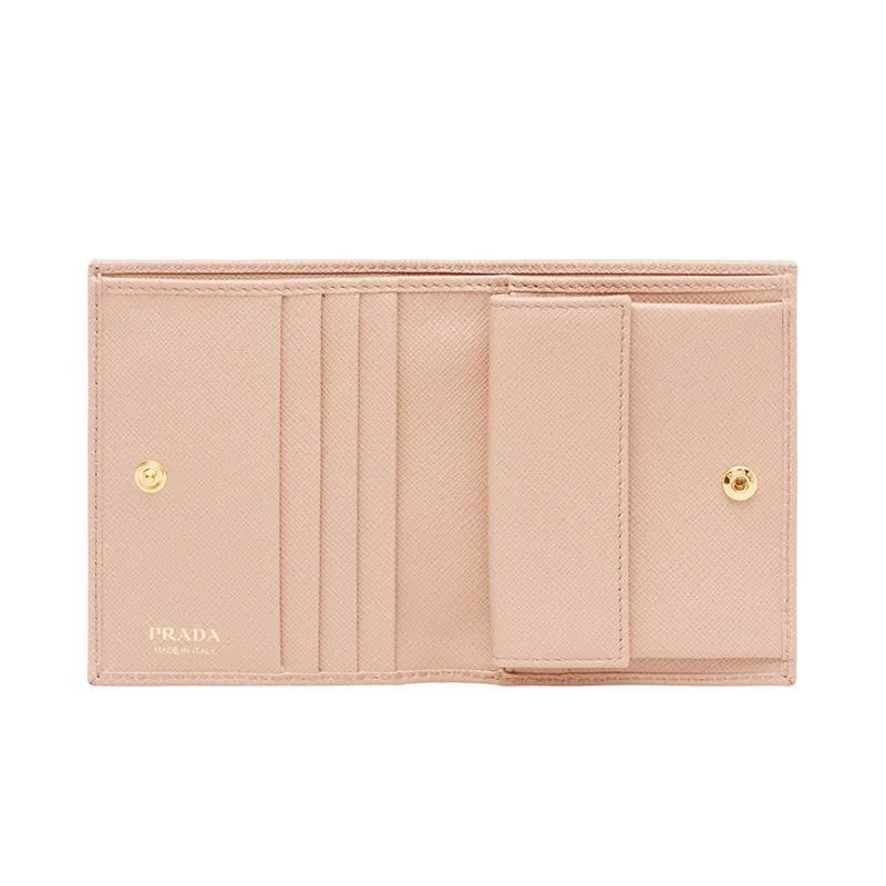 PRADA(プラダ) サフィアーノレザー 二つ折り財布 ベージュ