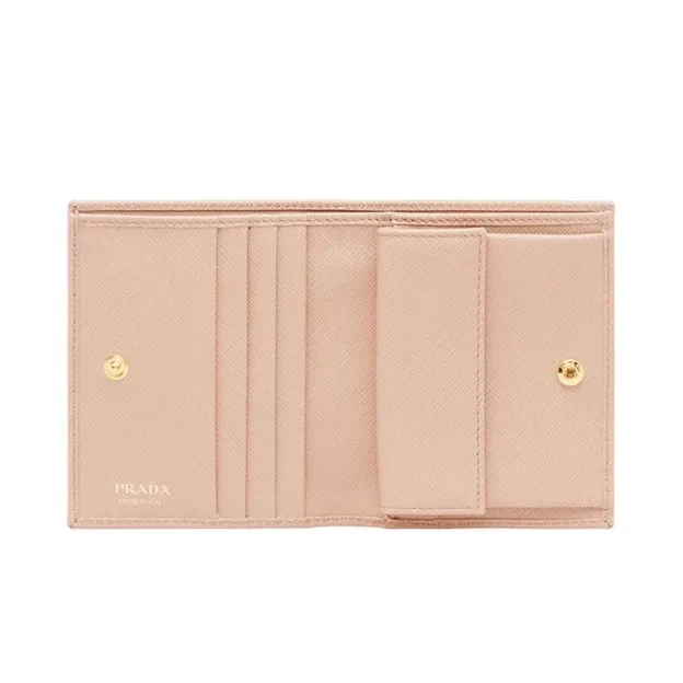 PRADA(プラダ) サフィアーノレザー 二つ折り財布 ベージュ