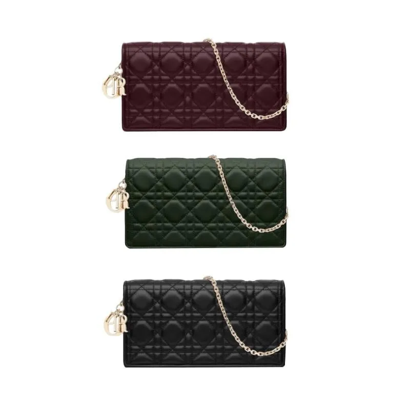 19/20AW Dior(ディオール) バッグ ショルダー レディディオール ラム 3色