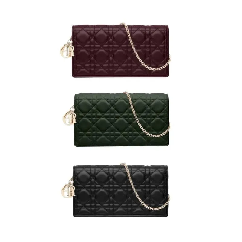 19/20AW Dior(ディオール) バッグ ショルダー レディディオール ラム 3色