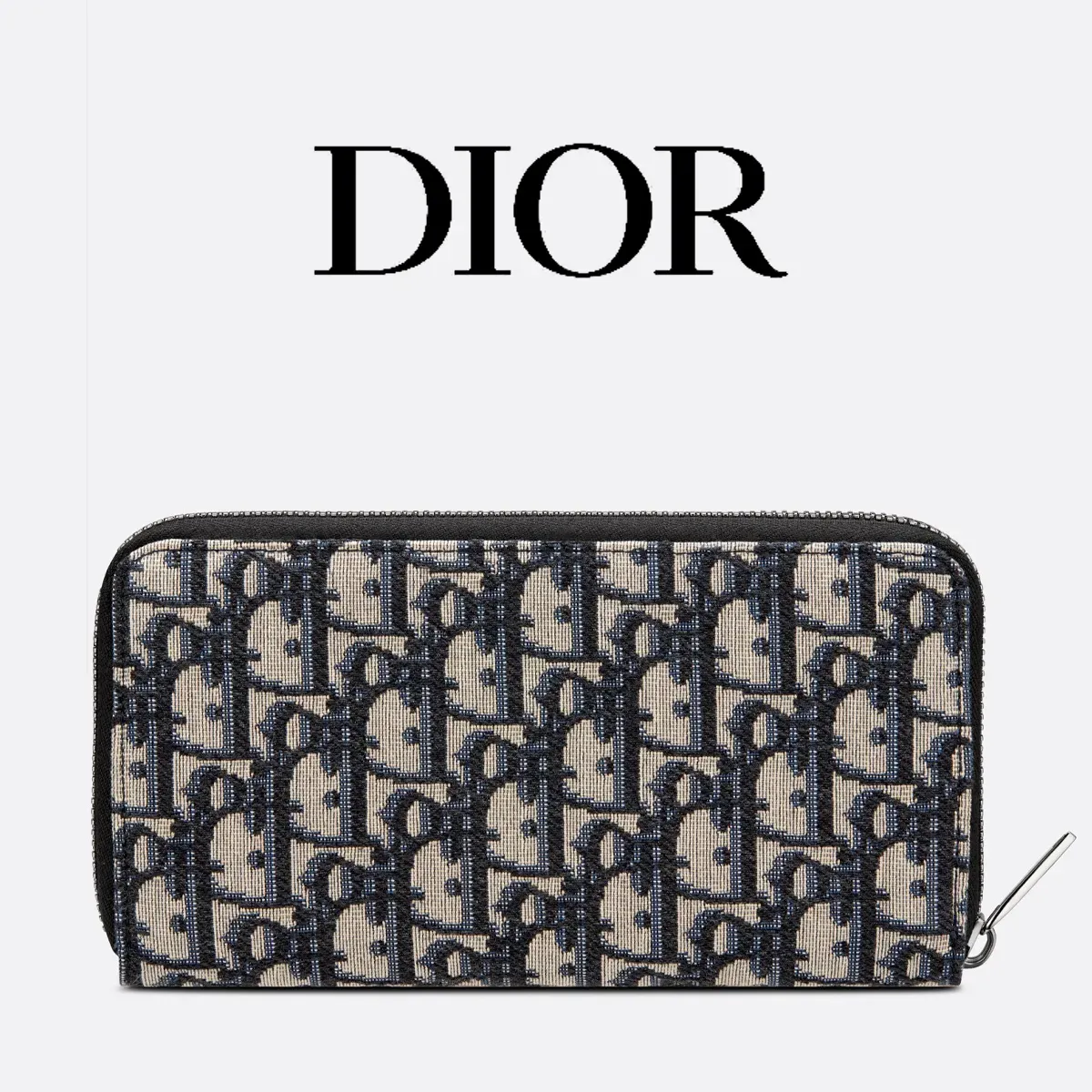 DIOR*オブリークジャガード ロングウォレット*モノグラム財布