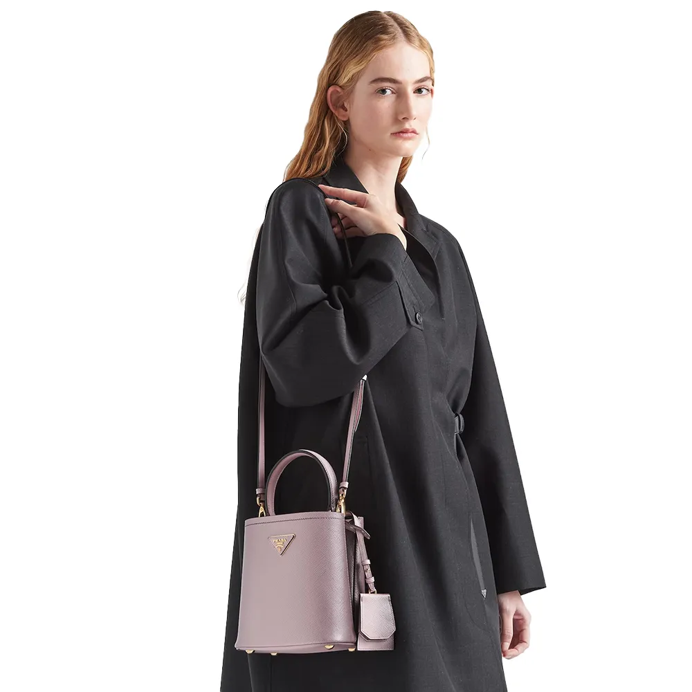 PRADA(プラダ) プラダ パニエ サフィアーノレザー スモールバッグ スフマート ピンク