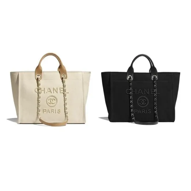 CHANEL(シャネル) CC パール ラージ ショッピング バッグ 2色