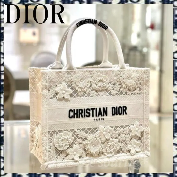 【花柄が美しい☆】Dior＊DIOR BOOK TOTE スモールバッグ＊