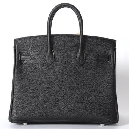 HERMES エルメス バーキン 25cm トゴ ブラック シルバー金具