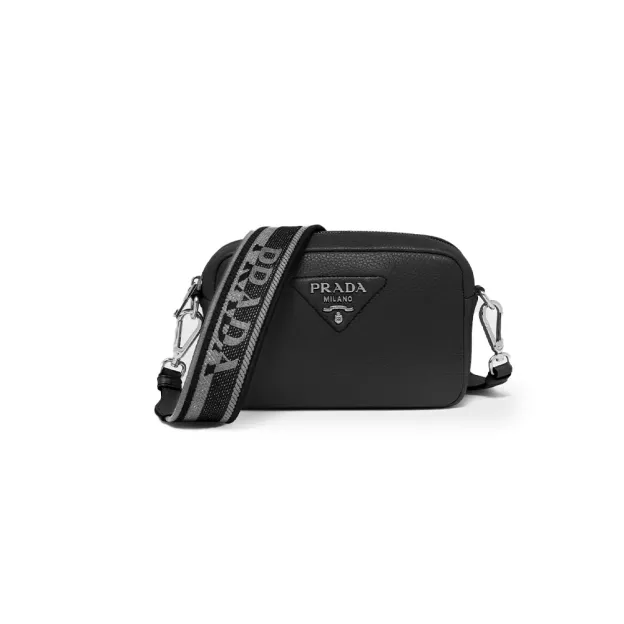 PRADA(プラダ) レザー ショルダーバッグ ブラック