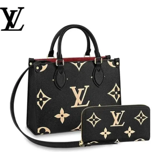 LOUIS VUITTON オンザゴー PM 長財布 2点セット お得 Ref:M45659+M80481
