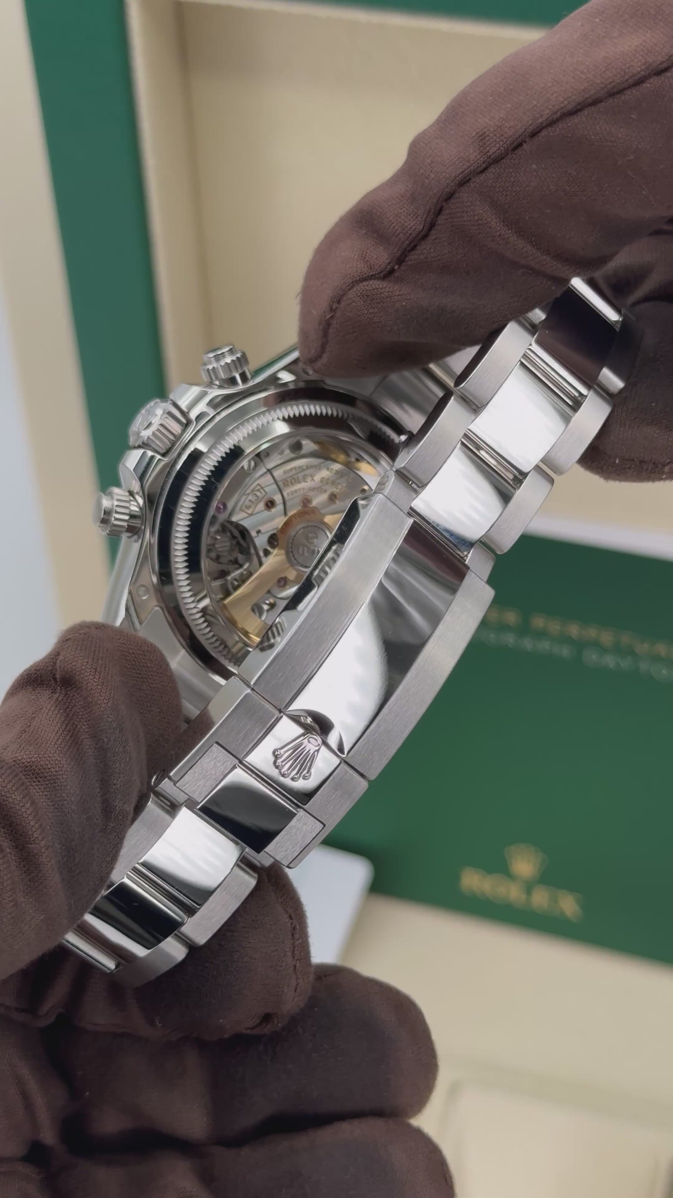 NEWロレックスデイトナ40mm126506プラチナアイスブルーダイヤモンドバゲットダイヤル