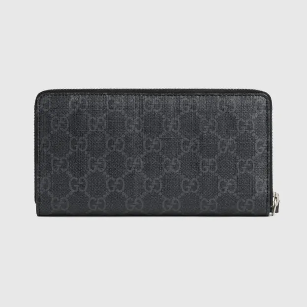 GUCCI(グッチ) キングスネーク プリント GGスプリーム ジップアラウンドウォレット