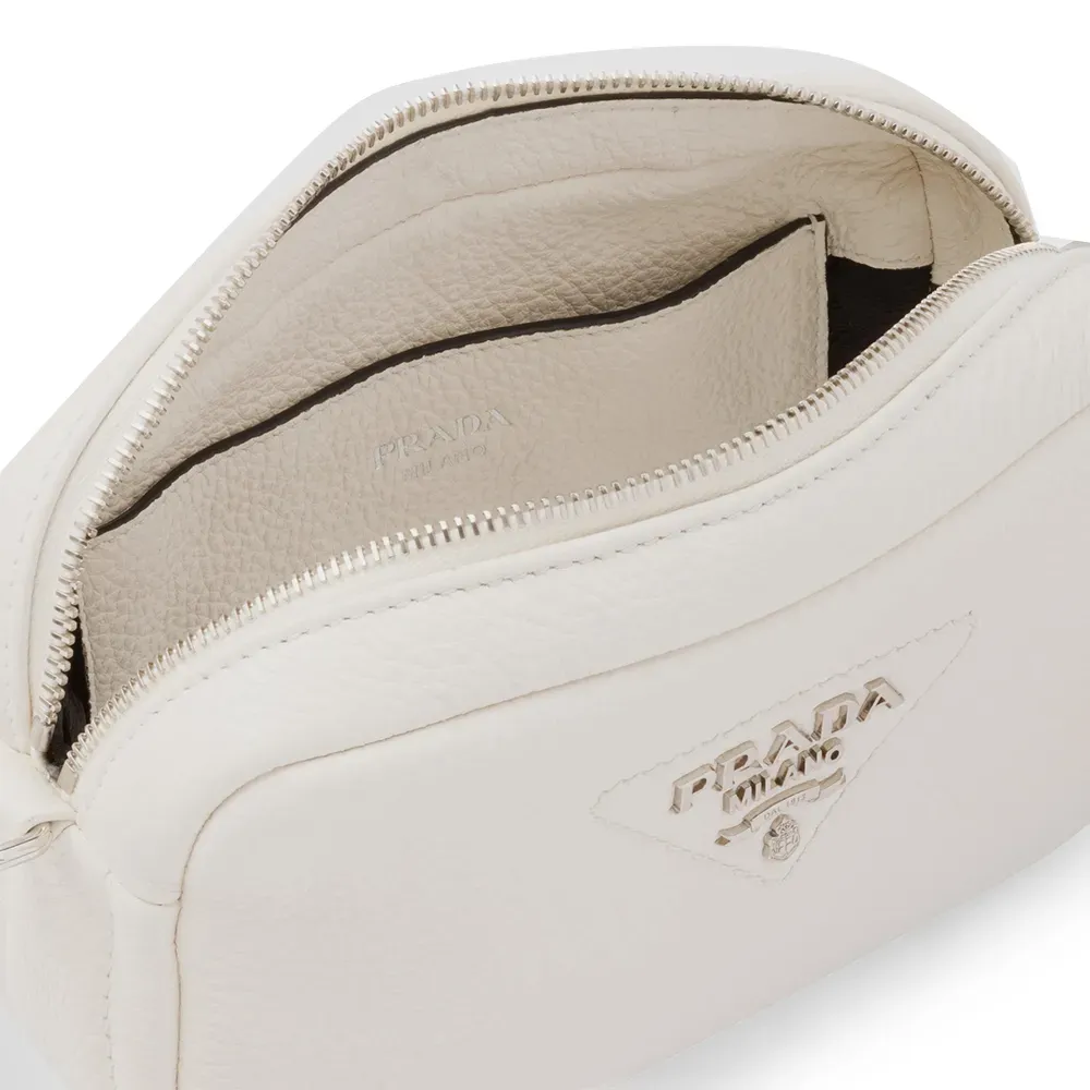 PRADA(プラダ) レザー ショルダーバッグ ホワイト