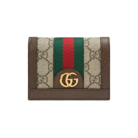 GUCCI(グッチ) オフィディア〕GG カードケース(コイン＆紙幣入れ付き)