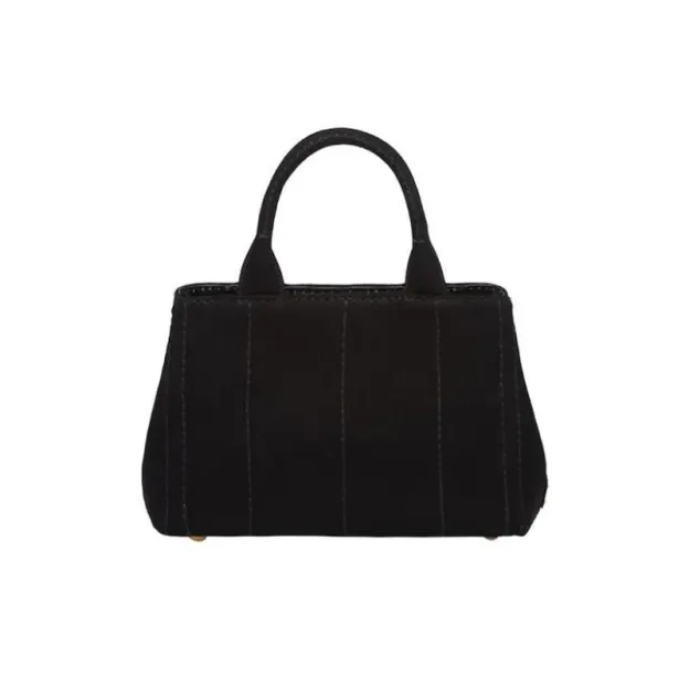 PRADA(プラダ) カナパ ファブリック ハンドバッグ ブラック