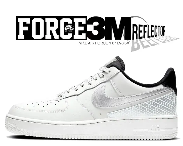 Nike 3M x Air Force 1 '07 SE 'Summit White' CT1992-100