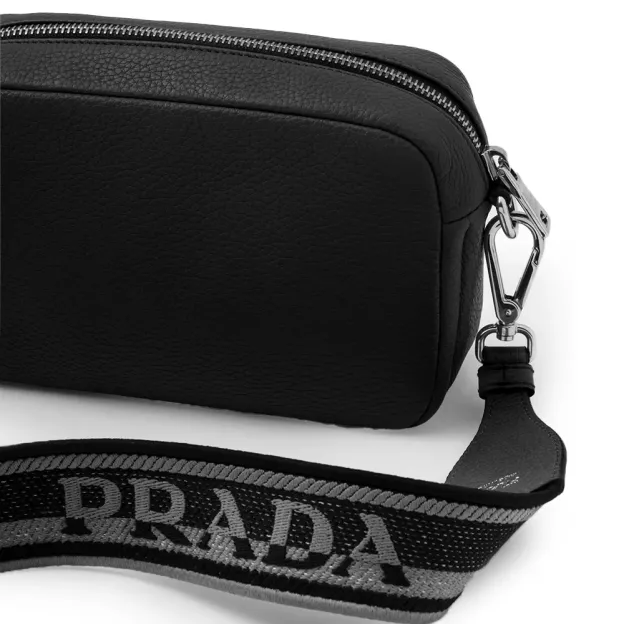 PRADA(プラダ) レザー ショルダーバッグ ブラック