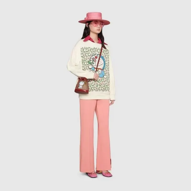 DORAEMON x GUCCI ミニ バケットバッグ