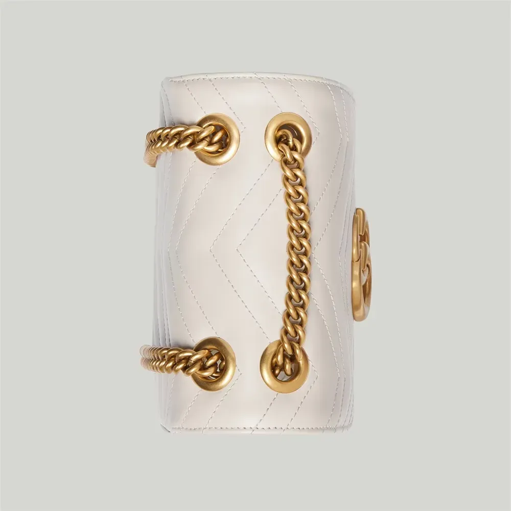 GUCCI(グッチ)〔GGマーモント〕キルティング ミニ トートバッグ