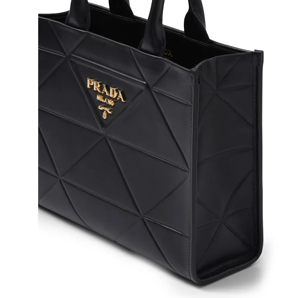 PRADA(プラダ) プラダ シンボル トップステッチ レザー スモール バッグ