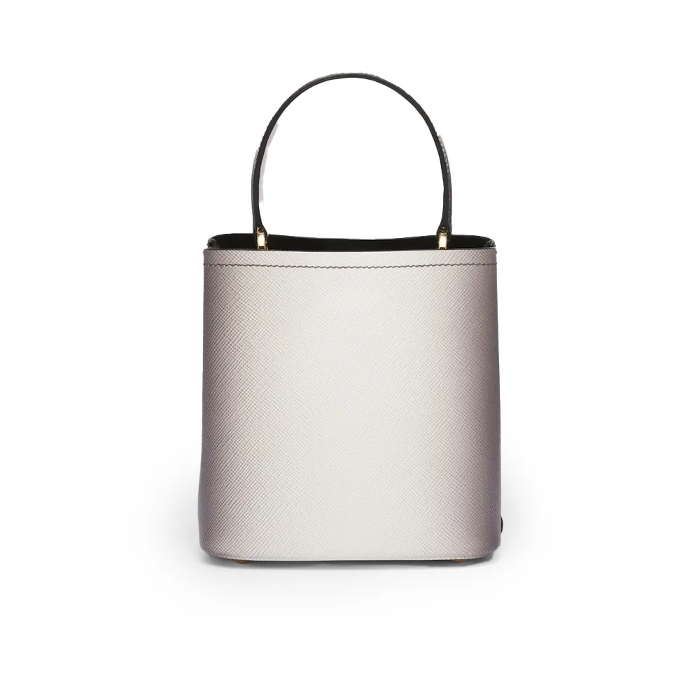 PRADA(プラダ) プラダ パニエ サフィアーノレザー スモールバッグ スフマート ホワイト