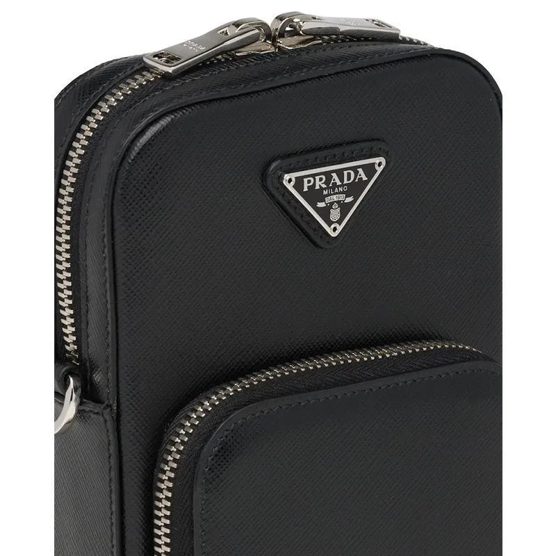 PRADA(プラダ) サフィアーノレザー ミニバッグ ブラック