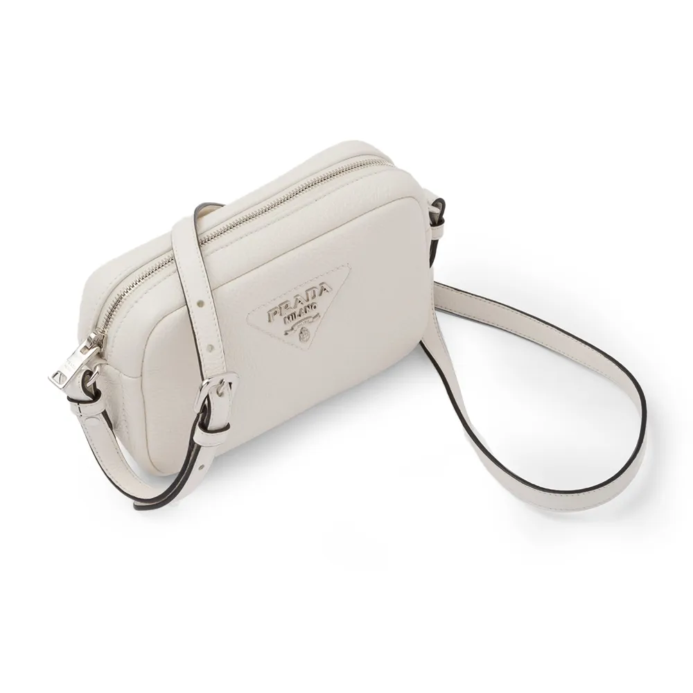 PRADA(プラダ) レザー ショルダーバッグ ホワイト