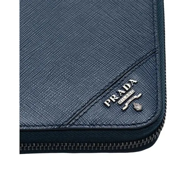PRADA(プラダ) サフィアーノレザー 財布 ネイビー