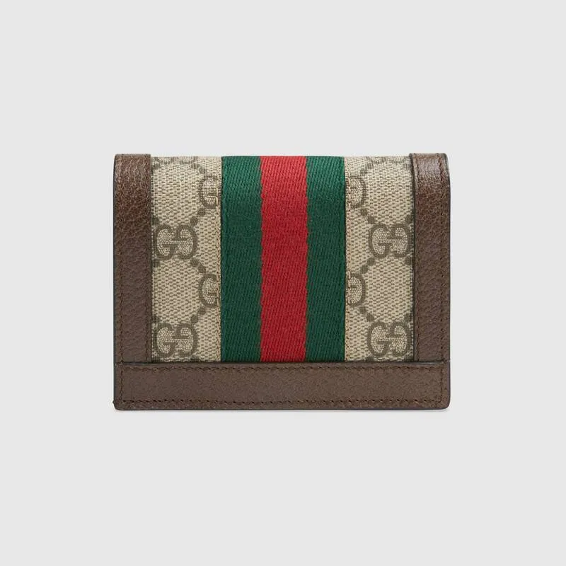 GUCCI(グッチ) オフィディア〕GG カードケース(コイン＆紙幣入れ付き)