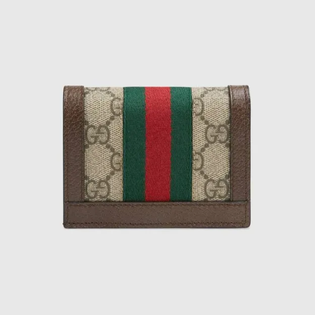 GUCCI(グッチ) オフィディア〕GG カードケース(コイン＆紙幣入れ付き)
