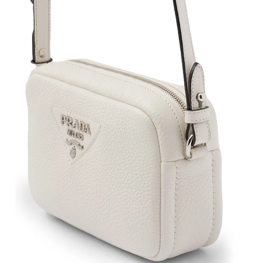 PRADA(プラダ) レザー ショルダーバッグ ホワイト