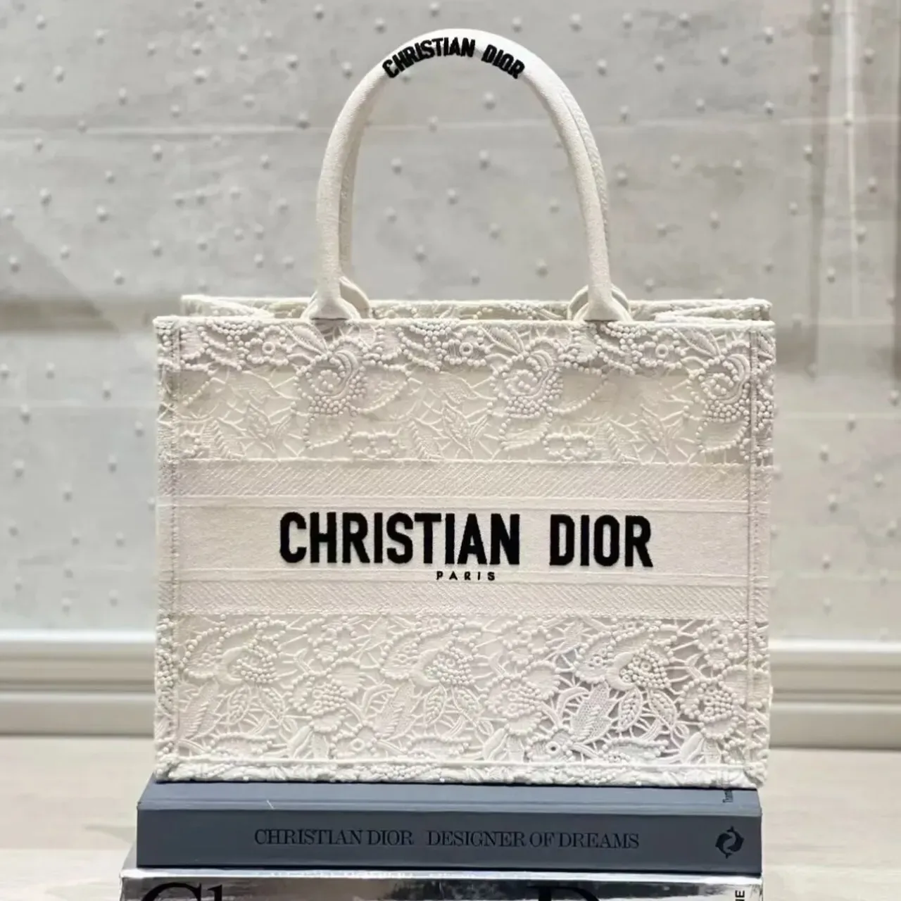【花柄が美しい☆】Dior＊DIOR BOOK TOTE スモールバッグ＊