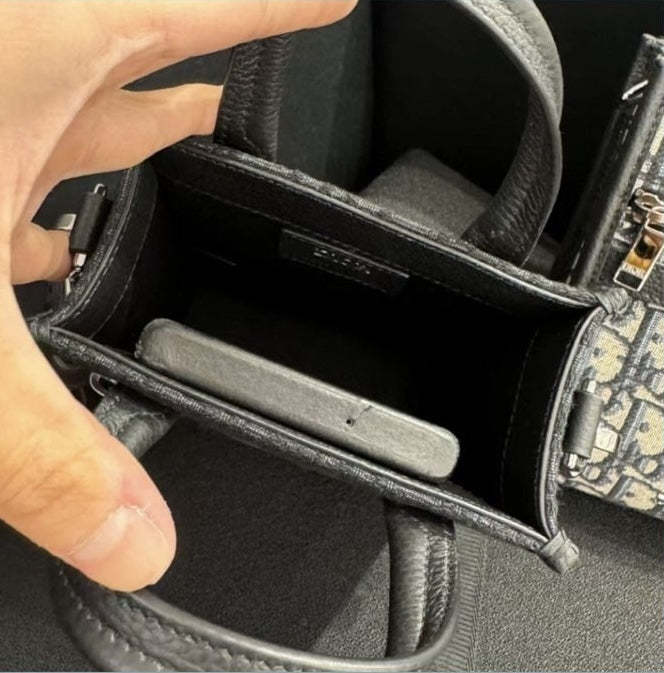 【男女OK★実用的】DIOR SAFARI ノースサウス ミニトートバッグ