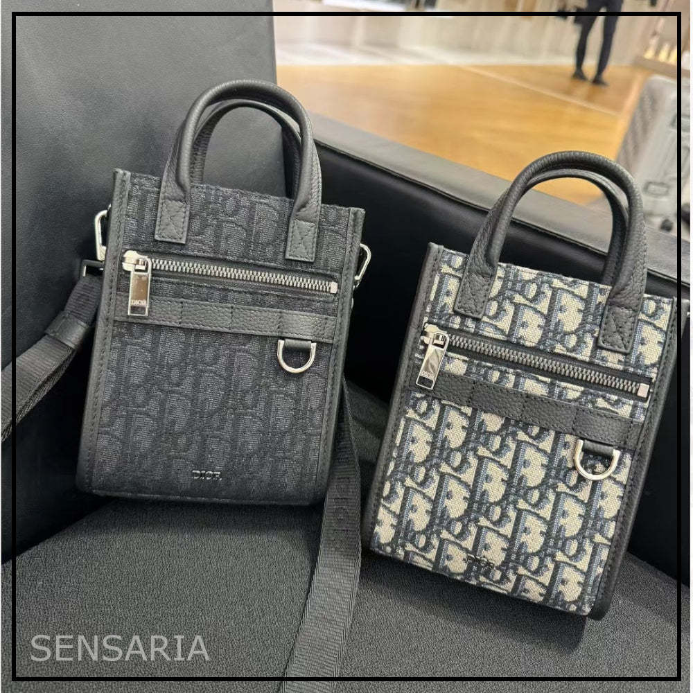 【男女OK★実用的】DIOR SAFARI ノースサウス ミニトートバッグ