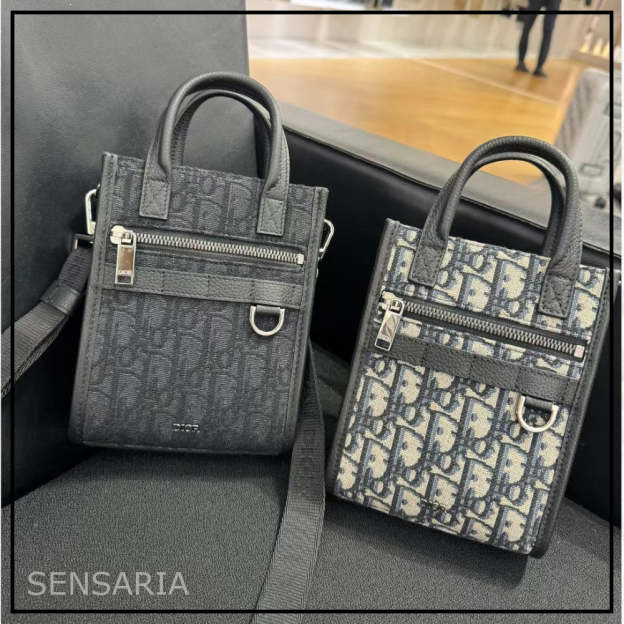 【男女OK★実用的】DIOR SAFARI ノースサウス ミニトートバッグ