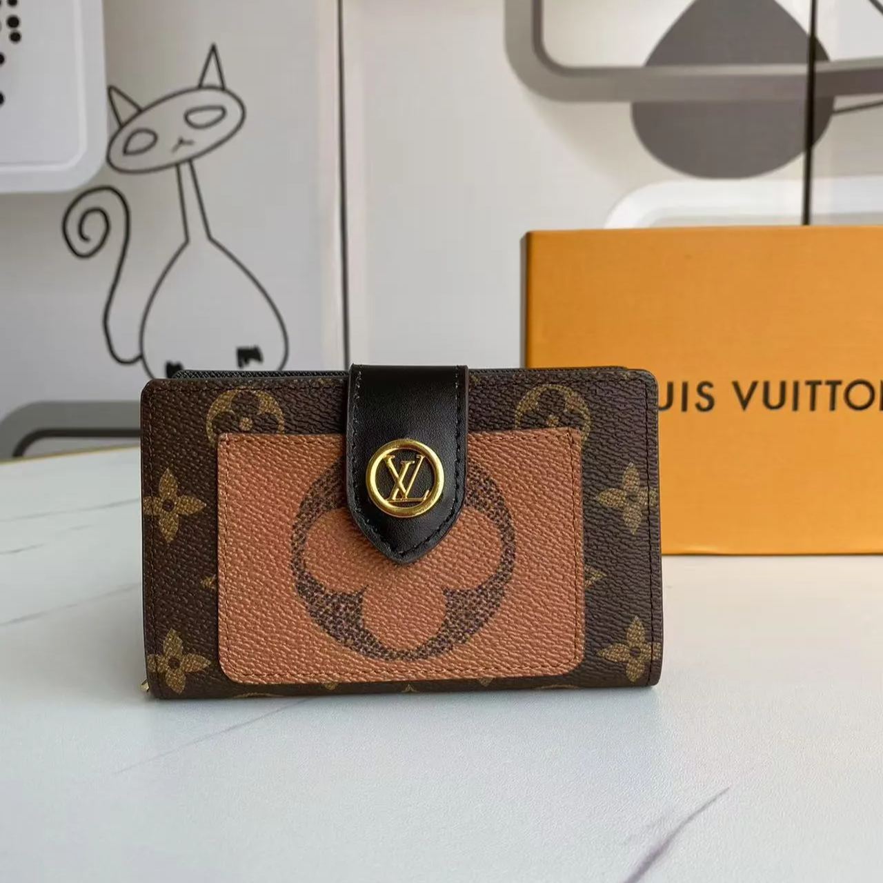 Louis Vuitton（ルイヴィトン）ポルトフォイユジュリエット ブラウン