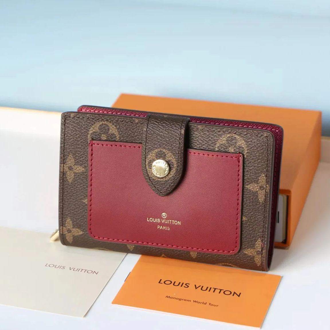 Louis Vuitton（ルイヴィトン）ポルトフォイユジュリエット ローズレッド
