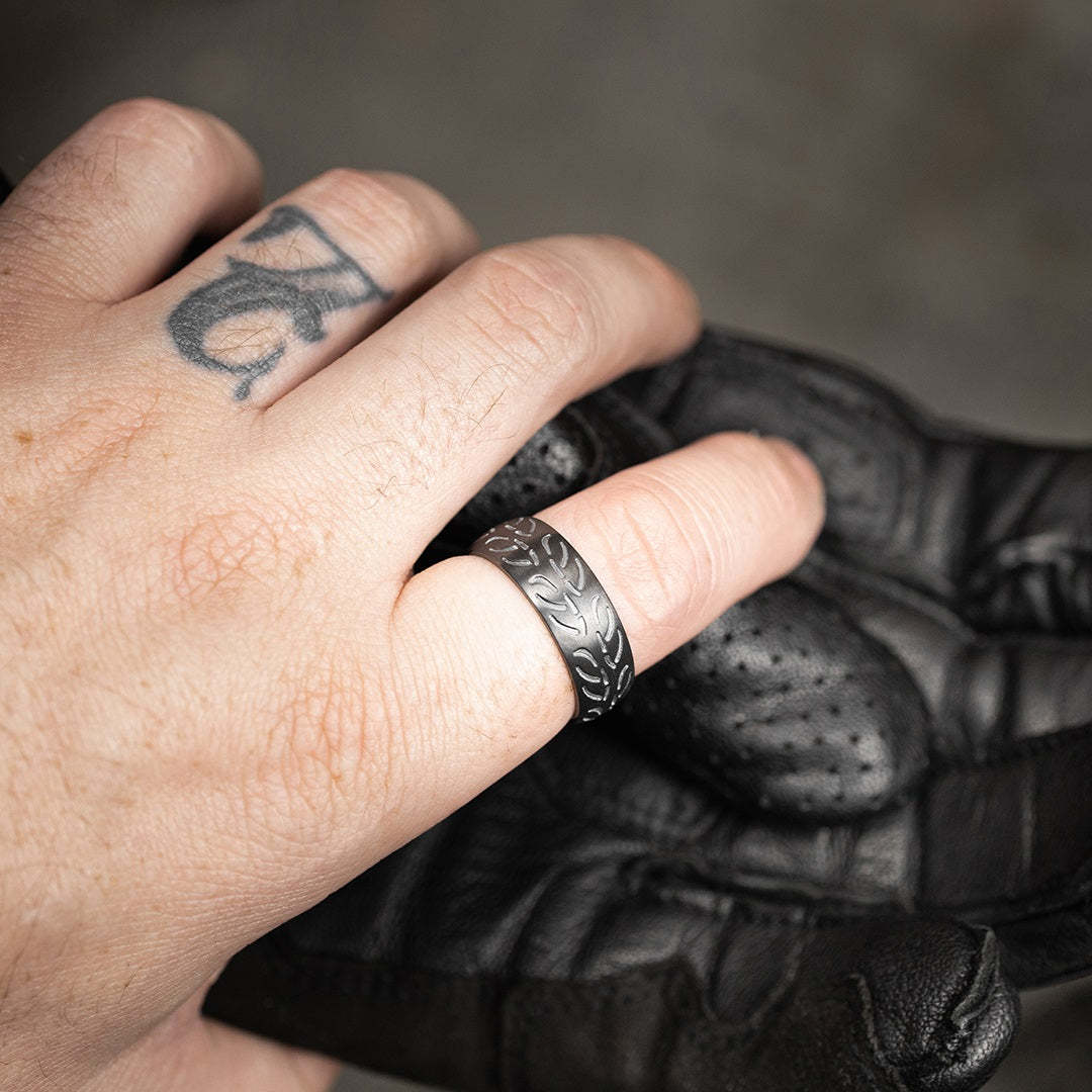 Motorcycle Tire Ring - Tread 6