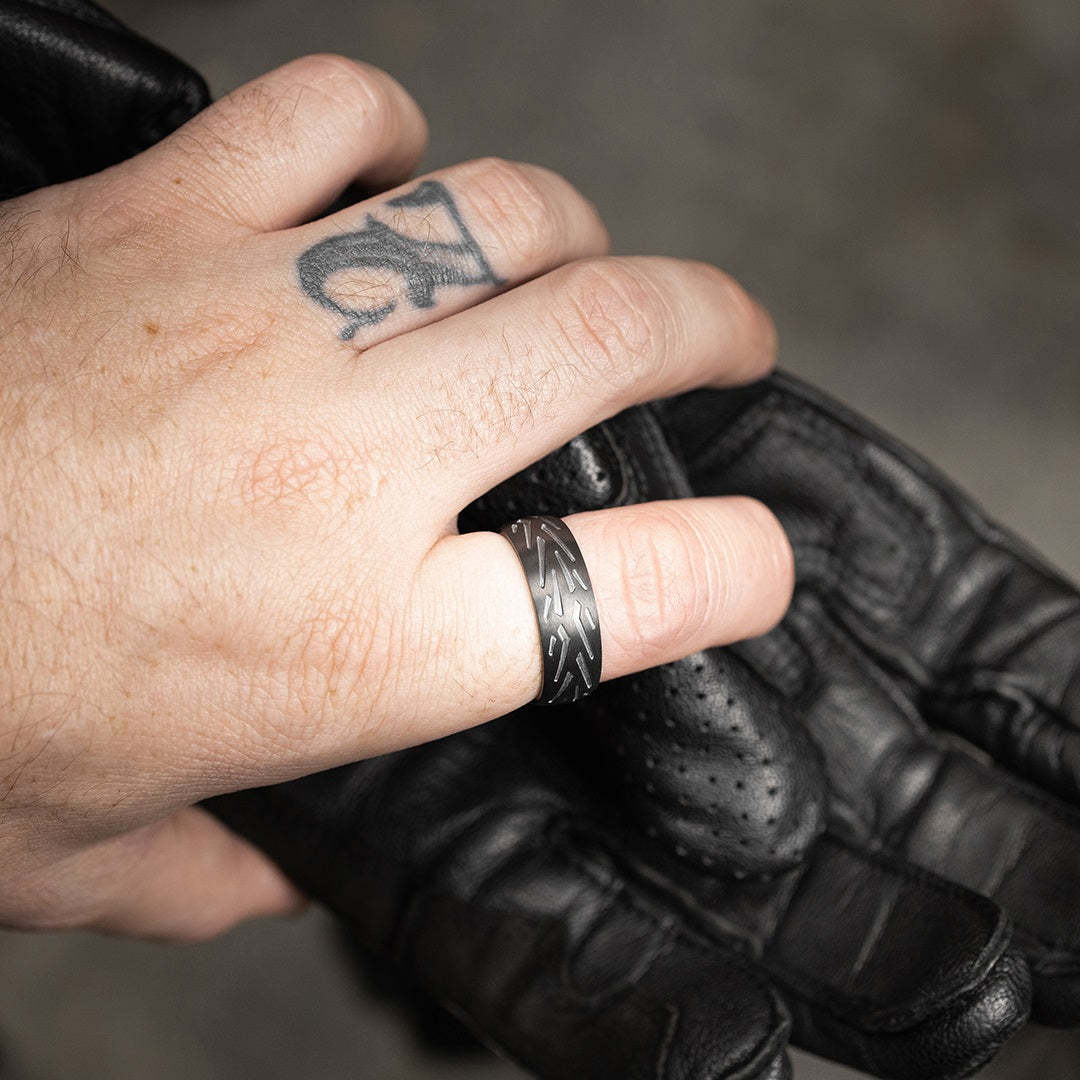 Motorcycle Tire Ring - Tread 7