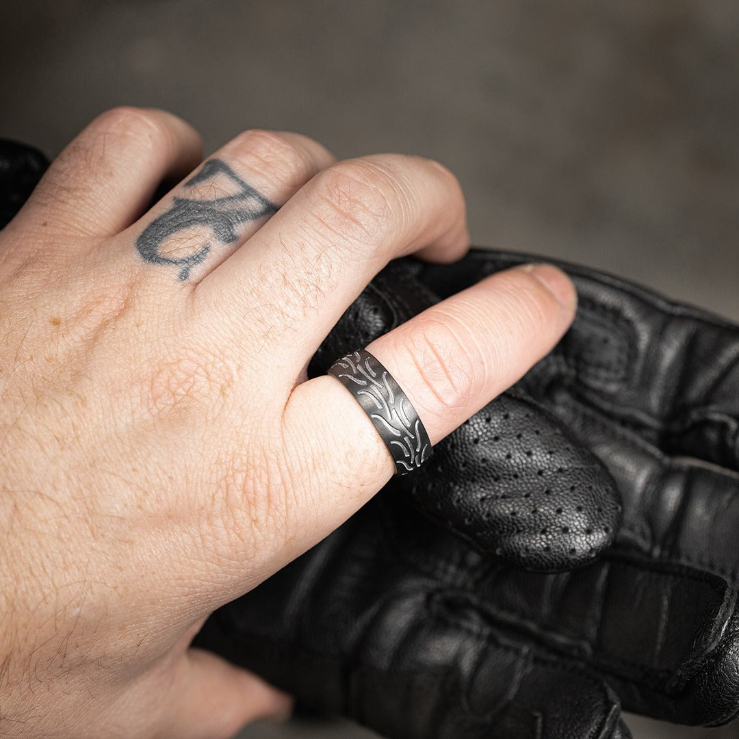 Motorcycle Tire Ring - Tread 8