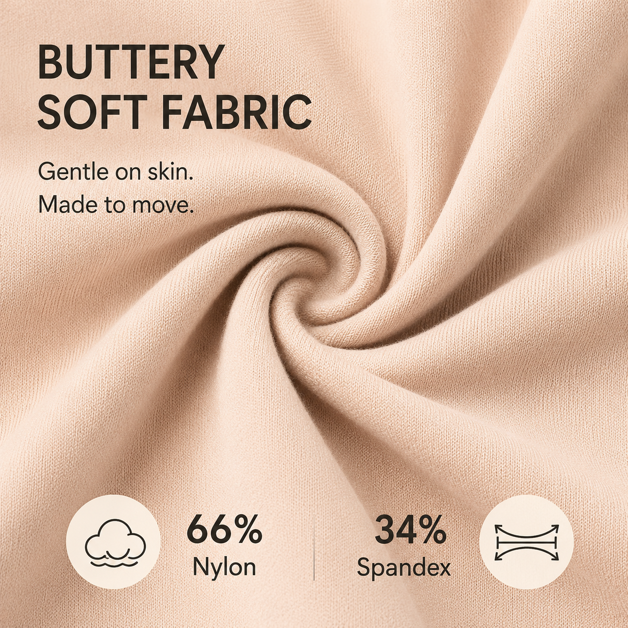 Soft seamless bra fabric micro mesh texture close look